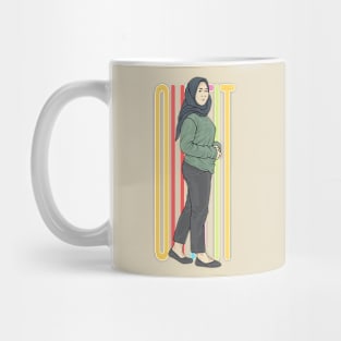 Mint Color Sweater Mug